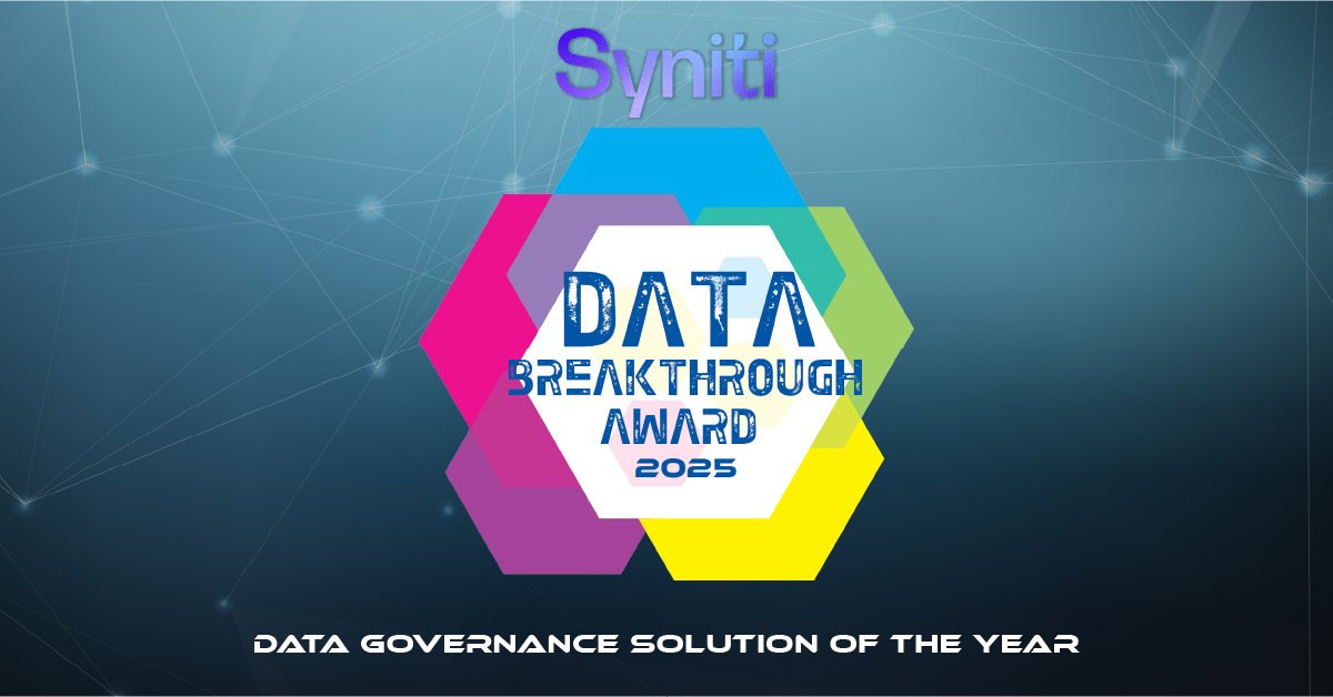 LinkedIn-Data-Breakthrough Awards Badge 2025 Syniti